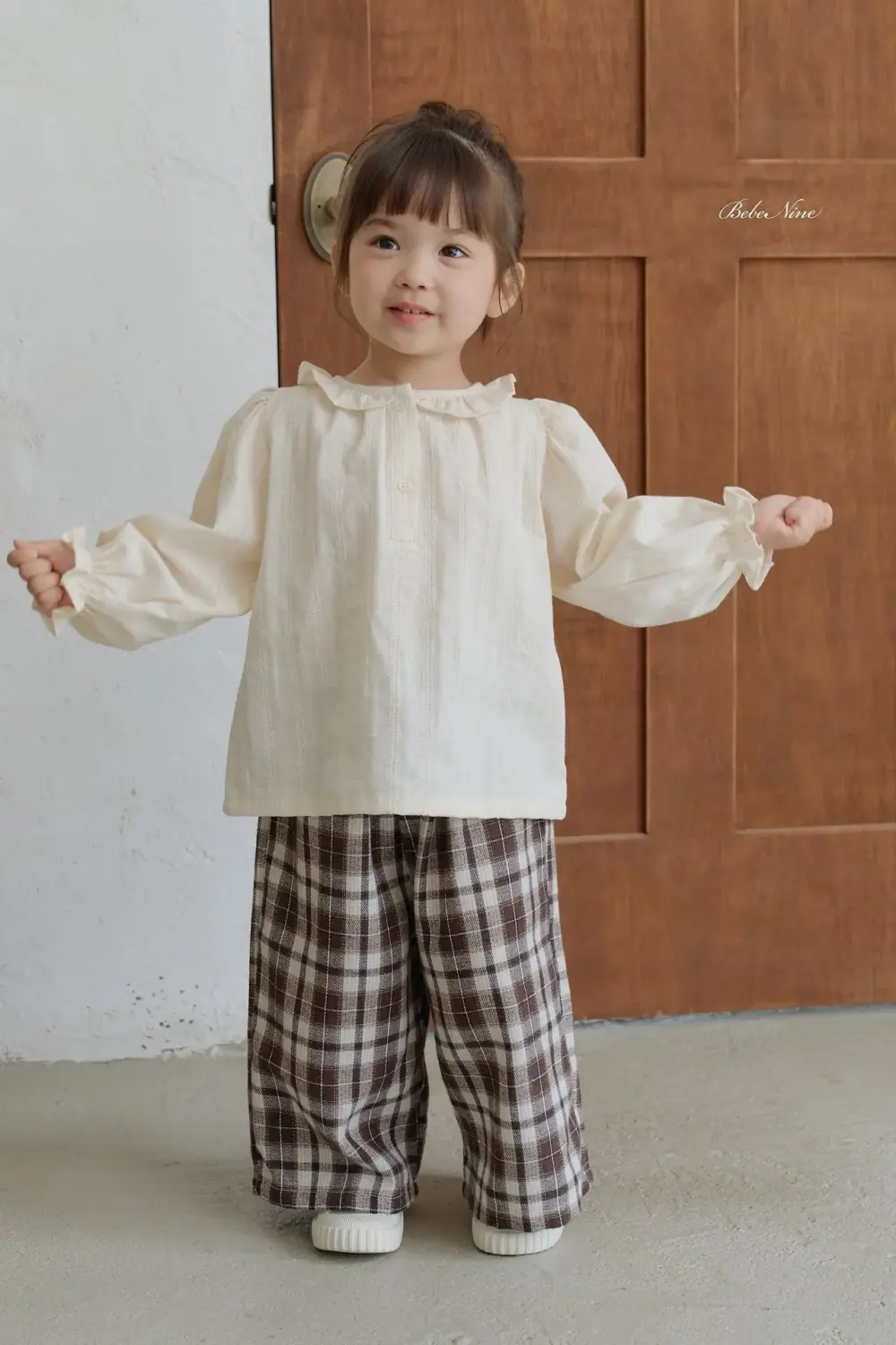 7 <b>Bebe nine上衣</b>Autumn 윈디 블라우스 65-120cm