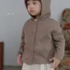7 <b>Bebe nine外套</b>Autumn 쿠키 곰돌이 가디건 65-120cm