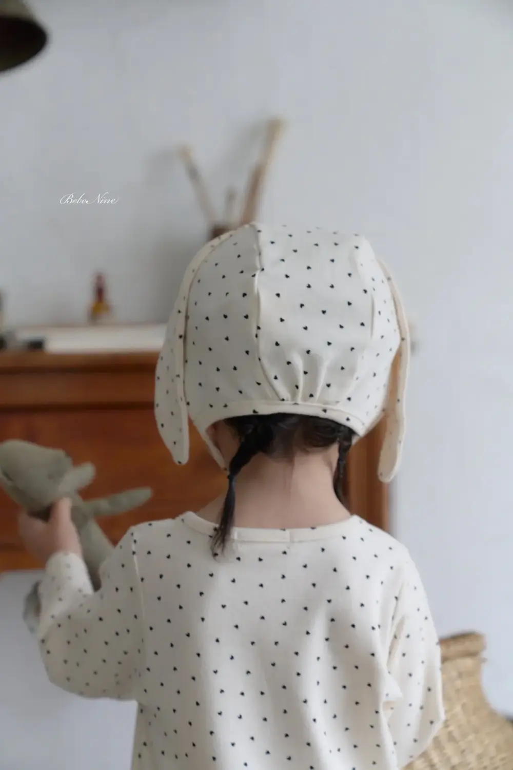 7 <b>|BABY |Bebe nine 帽子</b>Autumn 러브 도트 슈트 FREE