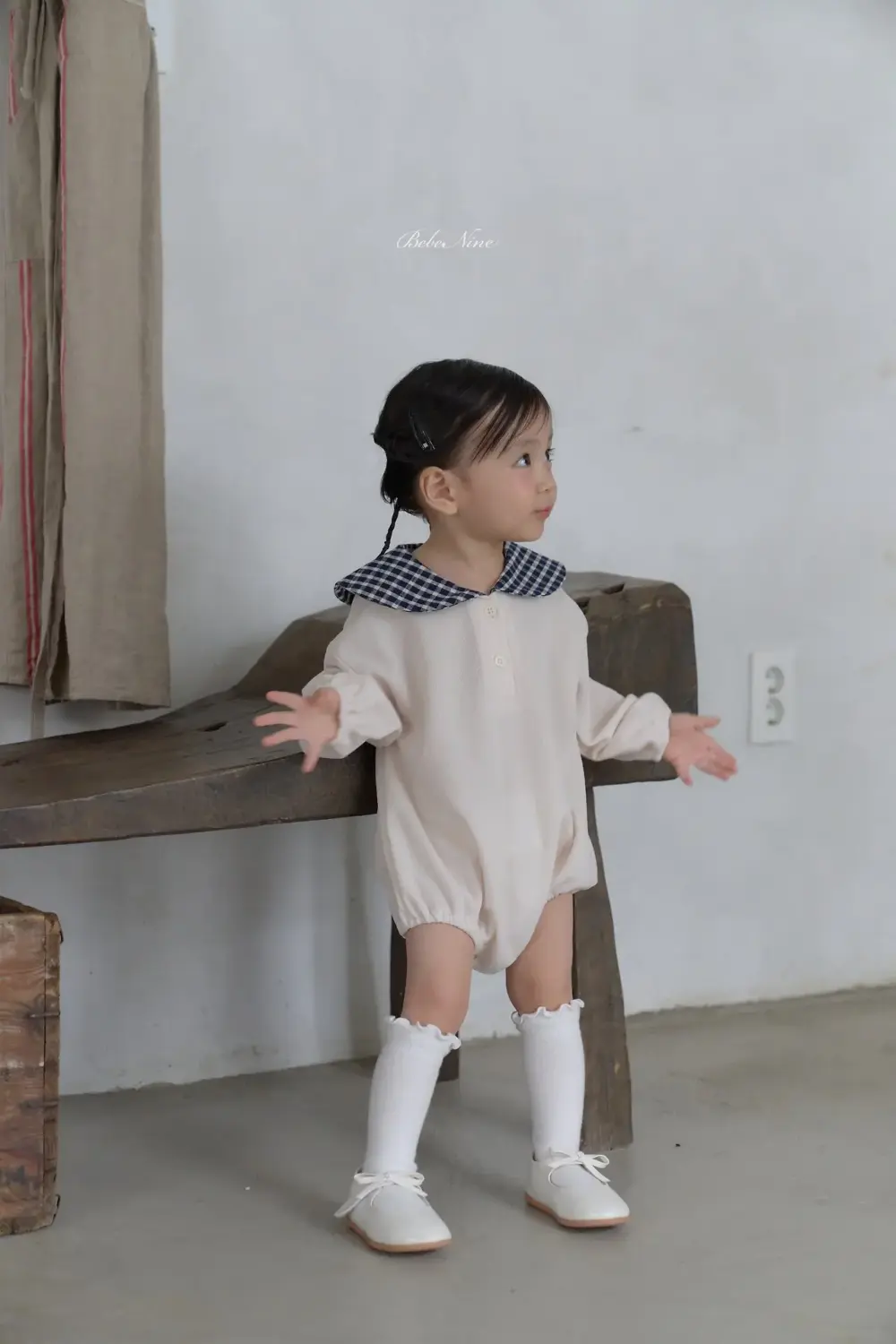 7 <b>|BABY |Bebe nine 包屁衣</b>Autumn 엘로디 슈트 65-100cm