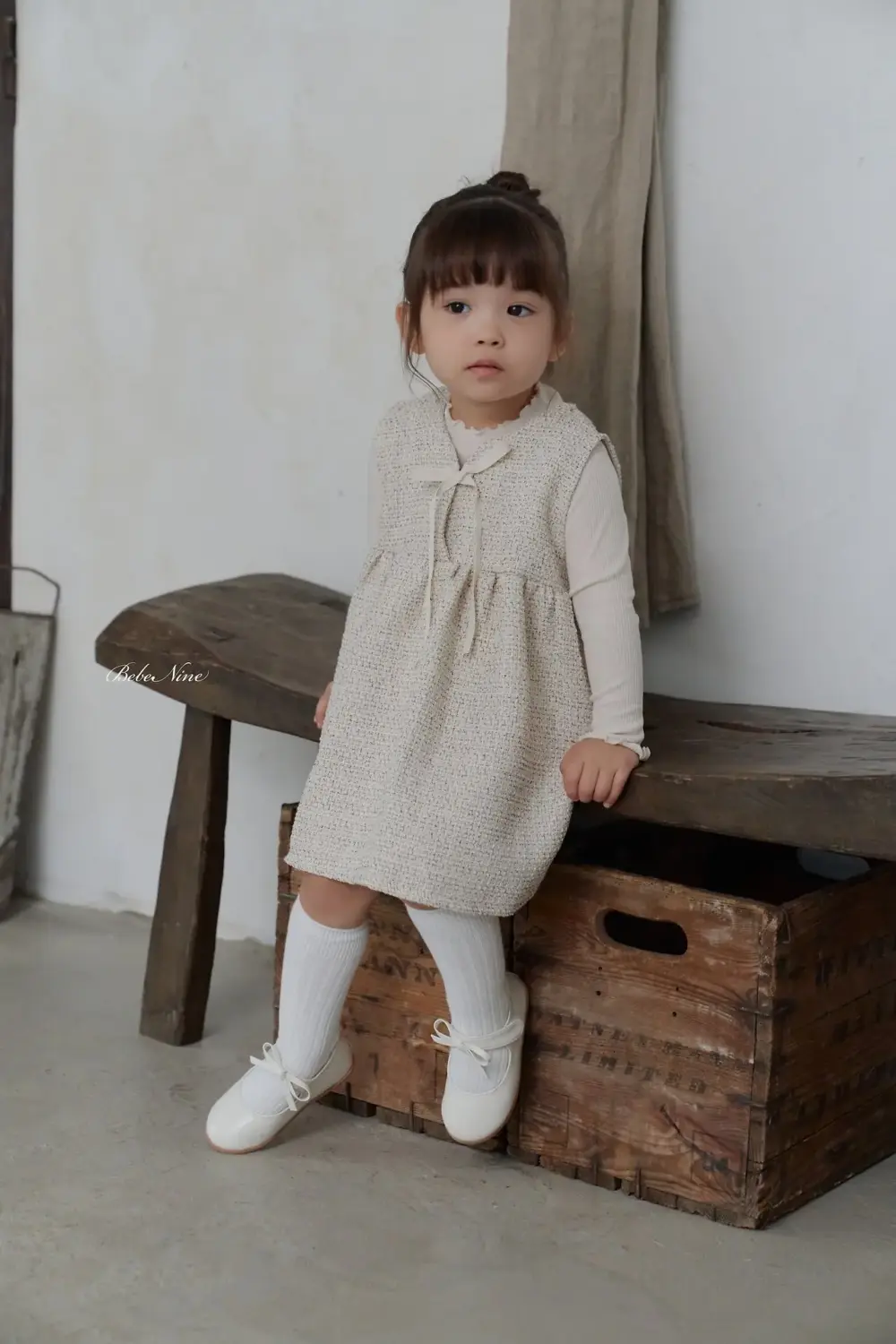 7 <b>Bebe nine洋裝</b>Autumn 로코코 원피스 65-120cm
