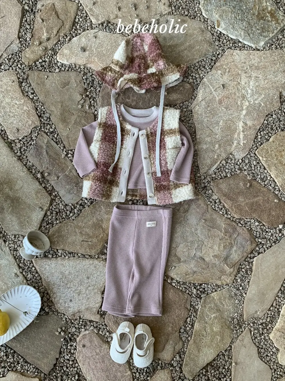 <b>｜BABY｜ Bebeholic背心</b>Autumn 로이체크베스트 3-24M