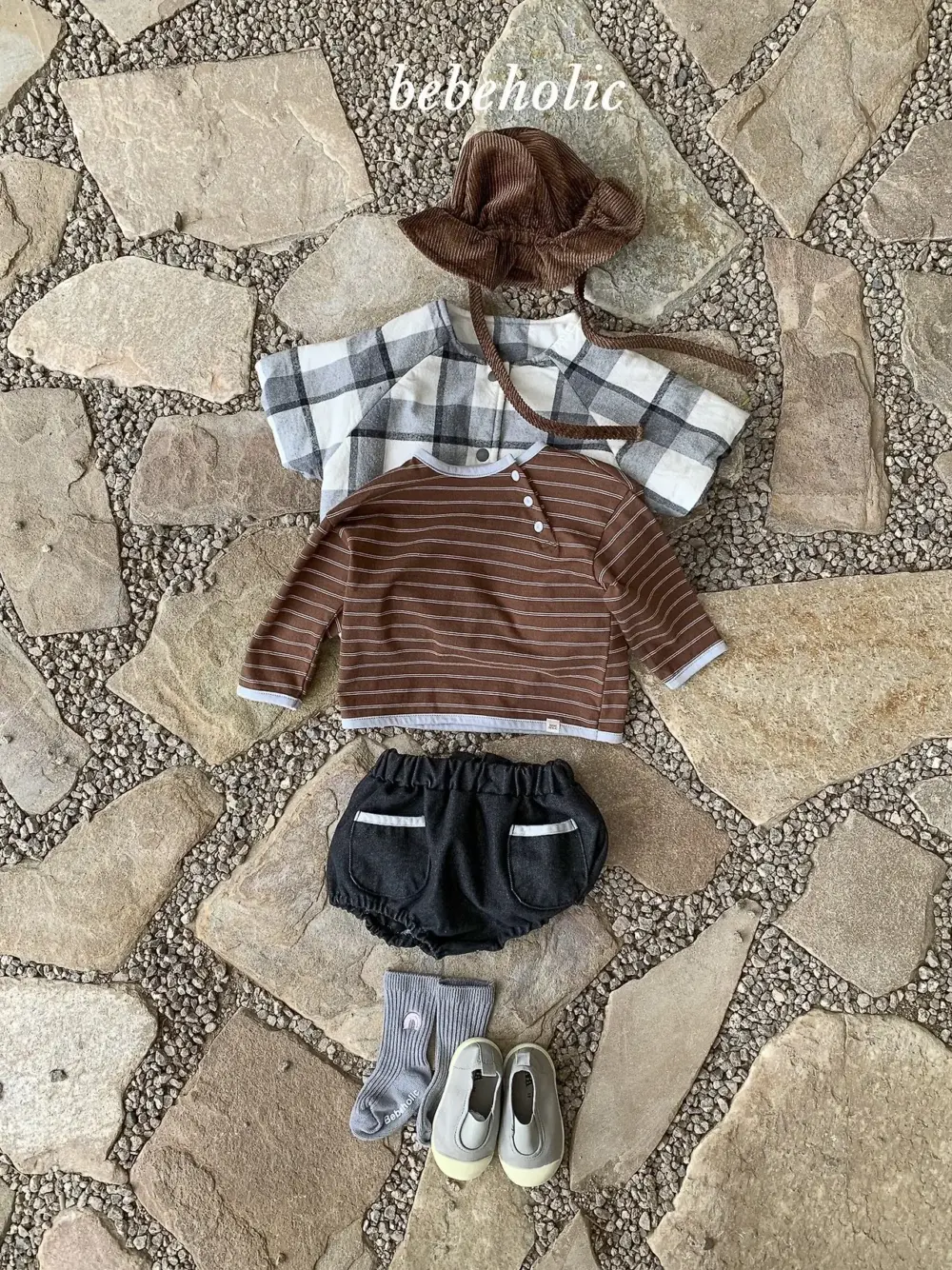7 <b>|BABY| Bebeholic上衣</b>Autumn 리던st티 3-24M