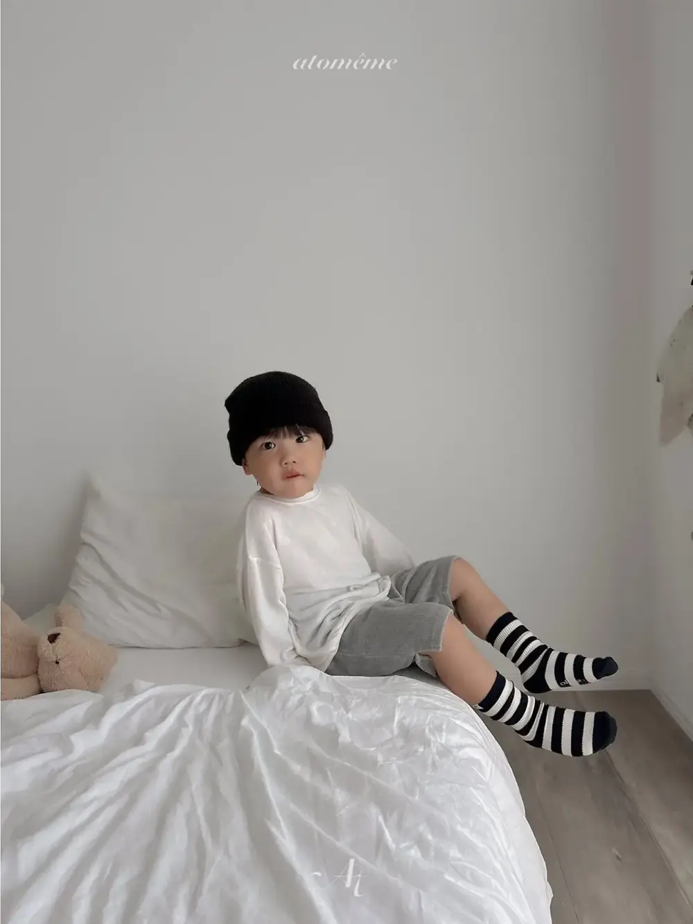 7 <b>Atomeme上衣</b>Autumn 오브 맨투맨 70-110cm