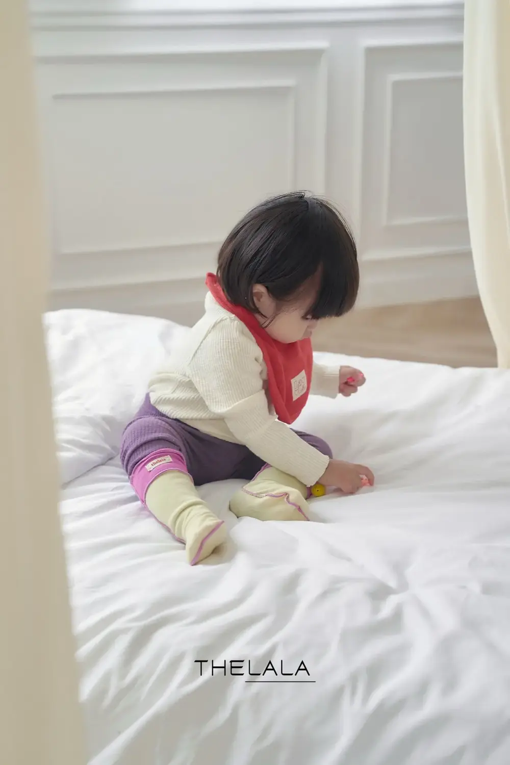 7 <b>THE LALA襪子</b>Autumn 아이/ 옐로우 FREE