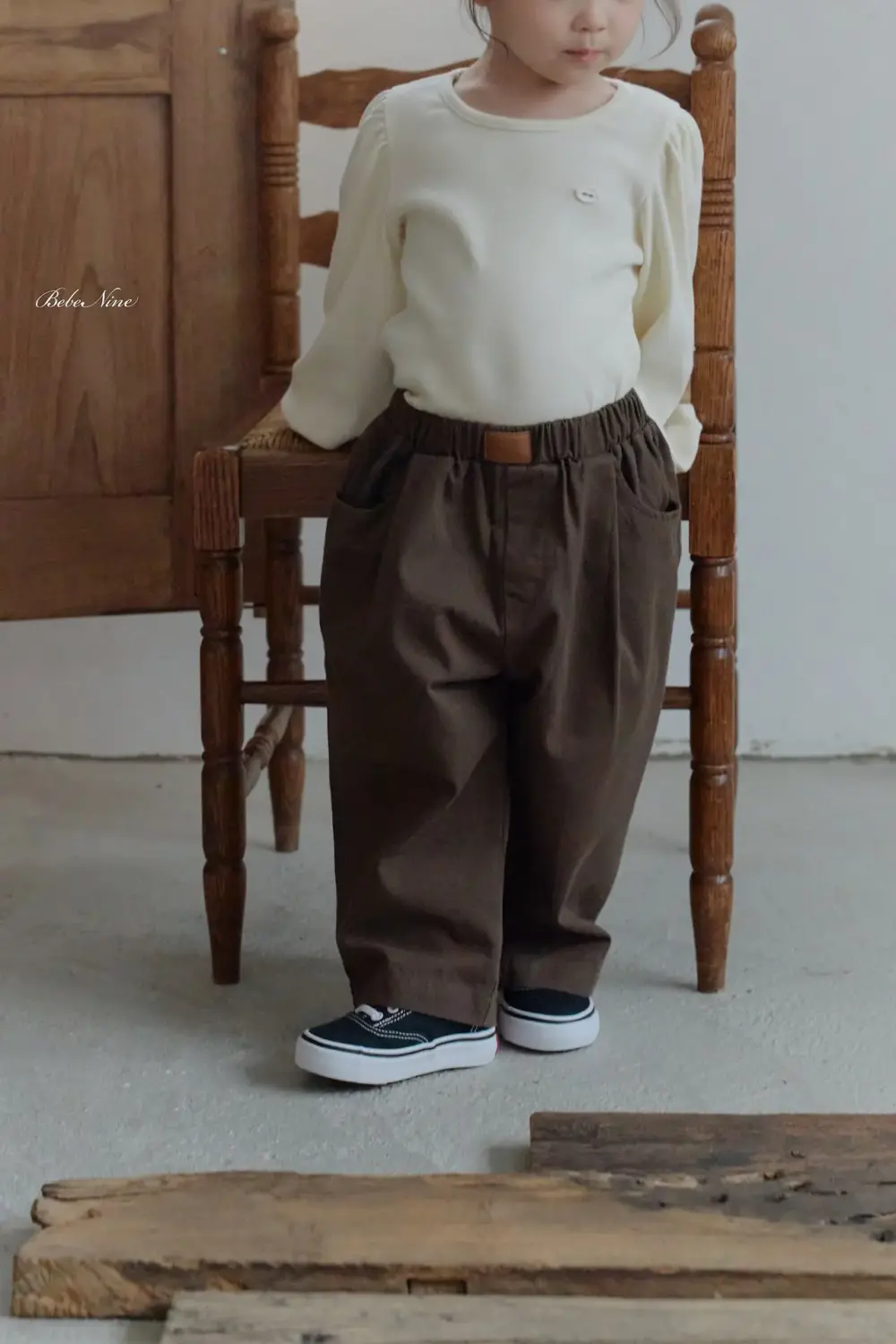 8 <b>Bebe nine褲子</b>Autumn 모모 코튼 팬츠 65-120cm