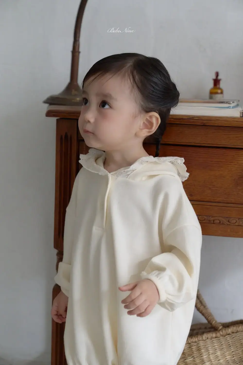 <b>｜BABY ｜Bebe nine 連身衣</b>Autumn 레이스 후드 슈트 65-100cm