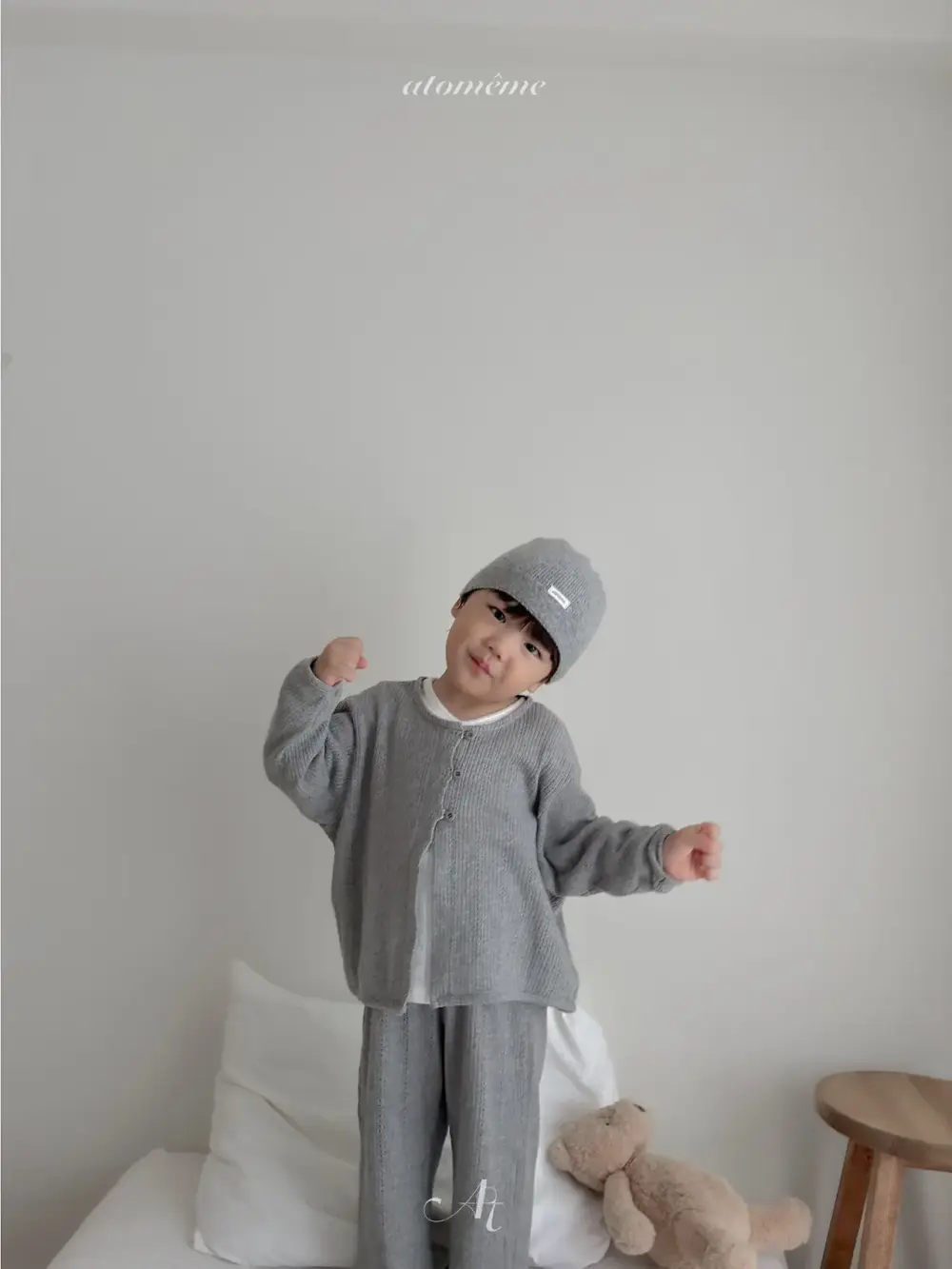 8 <b>Atomeme 罩衫</b>Autumn 마들렌가디건 70-110cm