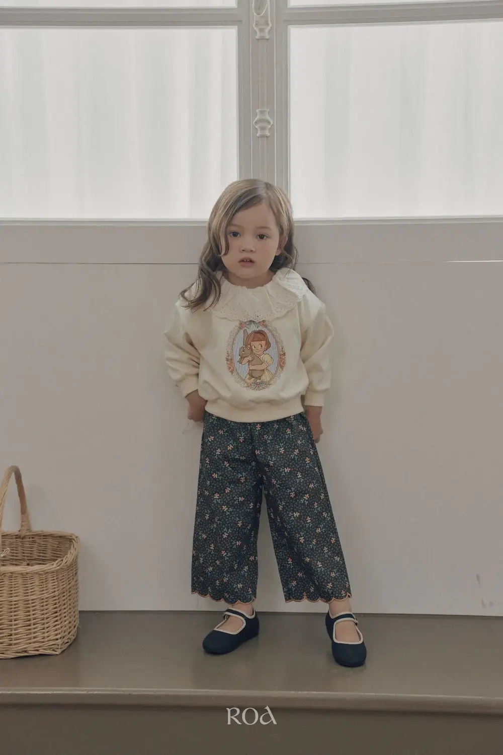 8 <b>Roa褲子</b>Autumn 스칼럽팬츠 80-120cm
