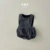 <b>｜BABY｜ LaLa land包屁衣</b>Autumn 베베 체크 룸퍼 60-82cm