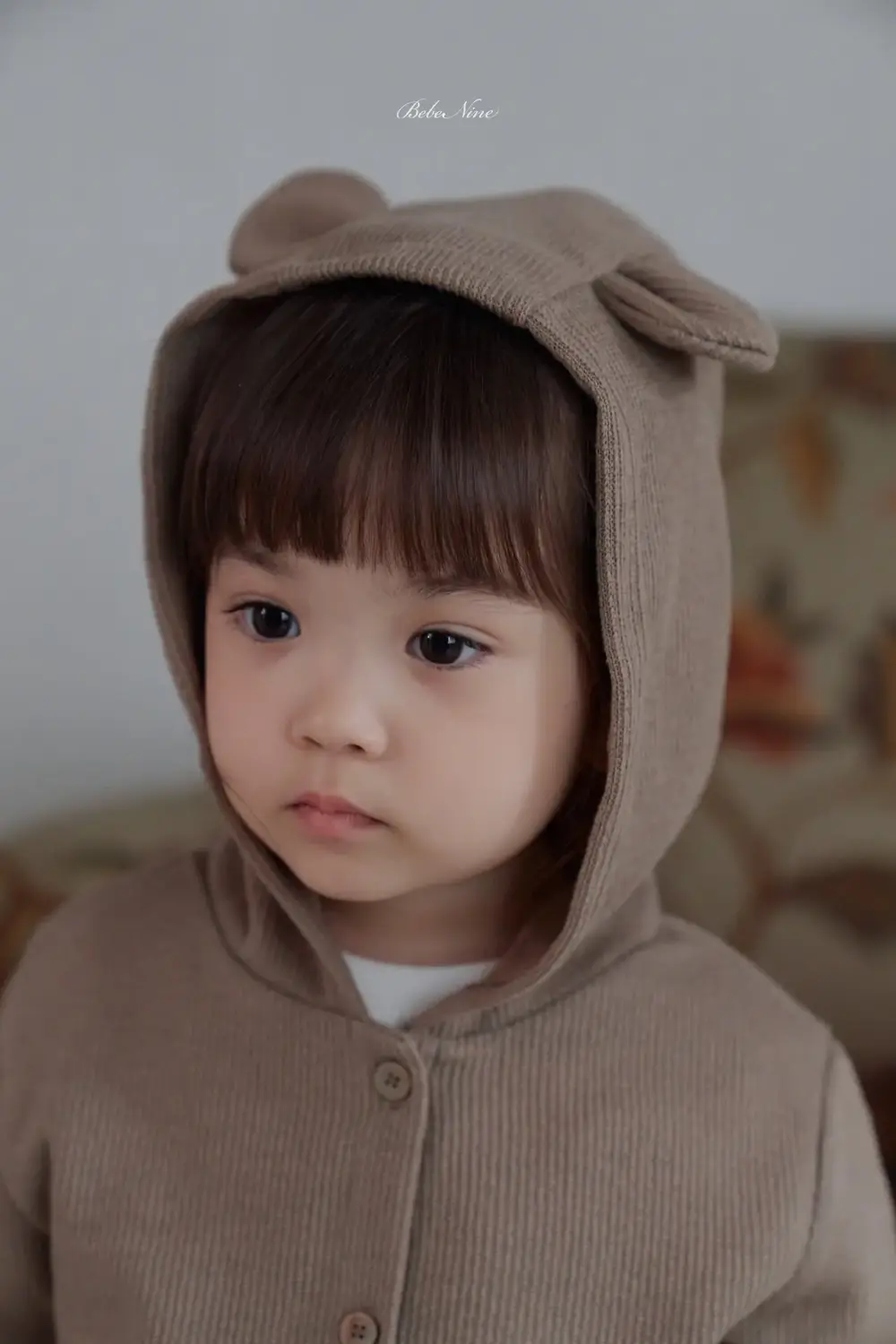 9 <b>Bebe nine外套</b>Autumn 쿠키 곰돌이 가디건 65-120cm