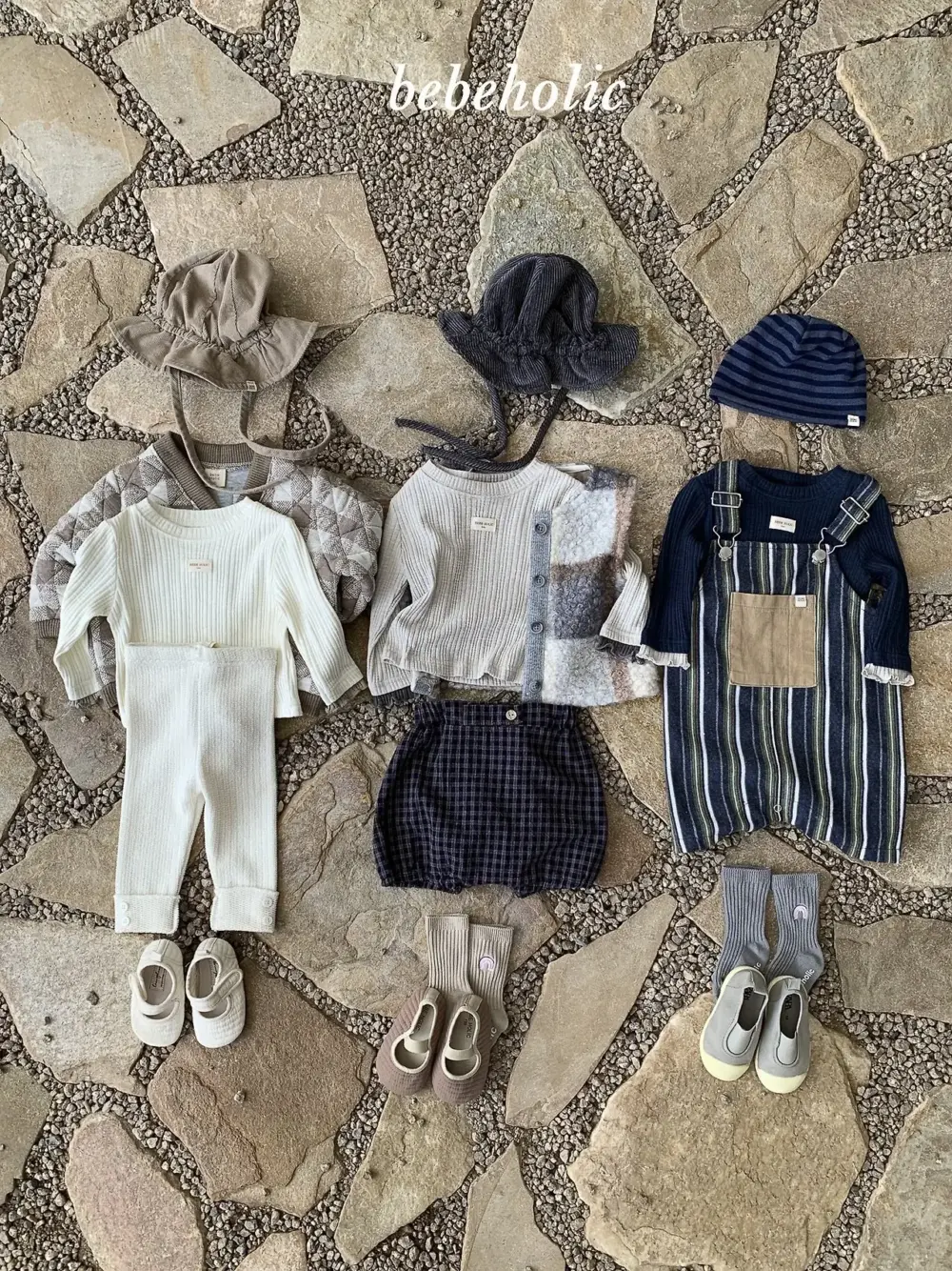<b>｜BABY｜ Bebeholic上衣</b>Autumn 레이어티 3-24M