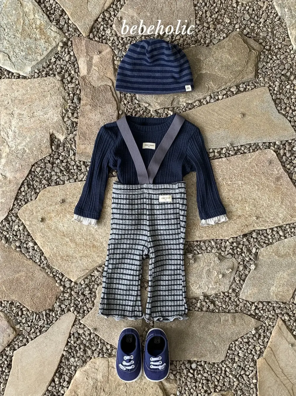 <b>｜BABY｜ Bebeholic吊帶褲</b>Autumn 리사부츠컷 3-24M