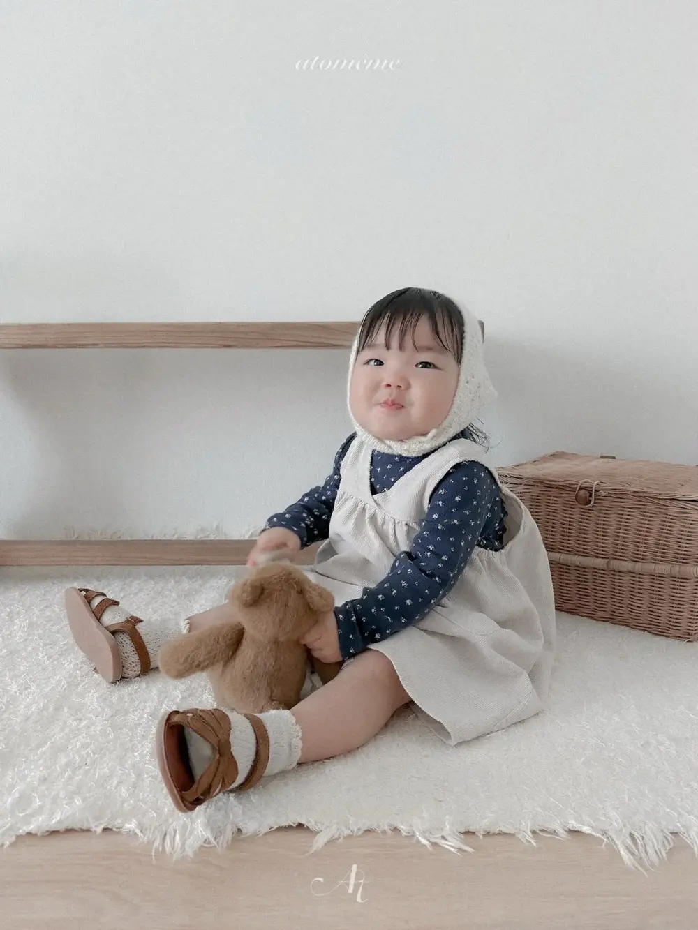 <b>Atomeme 洋裝</b>Autumn 포니 원피스 70-110cm