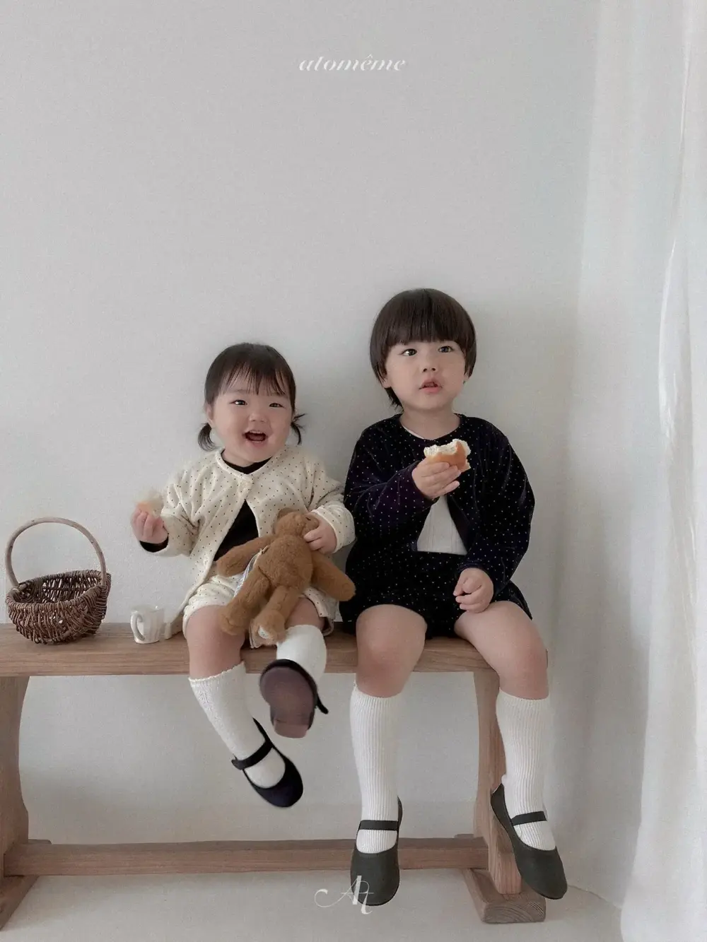 9 <b>Atomeme罩衫</b>Autumn 레브가디건 70-110cm