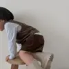 9 <b>Atomeme褲子</b>Autumn 도트 골덴 팬츠 70-110cm
