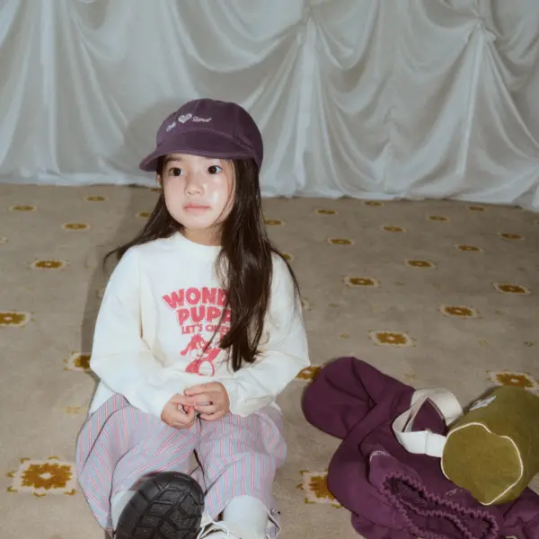 9 <b>|Kids| Lala land上衣</b>Autumn 셀피 퍼피티 75-120cm