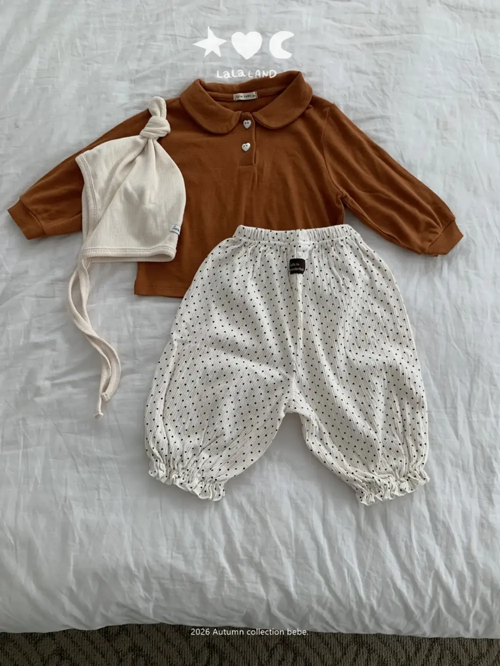 KakaoTalk_20260727_114645478_01 <b>|BABY| LaLa land帽子</b>Autumn 베베 꼭지 비니 FREE