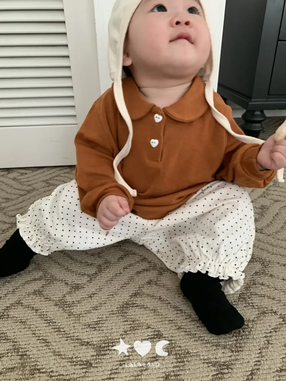 KakaoTalk_20260727_114645478_19 <b>|BABY| LaLa land褲子</b>Autumn 베베 도트 소세지 바지 60-82cm