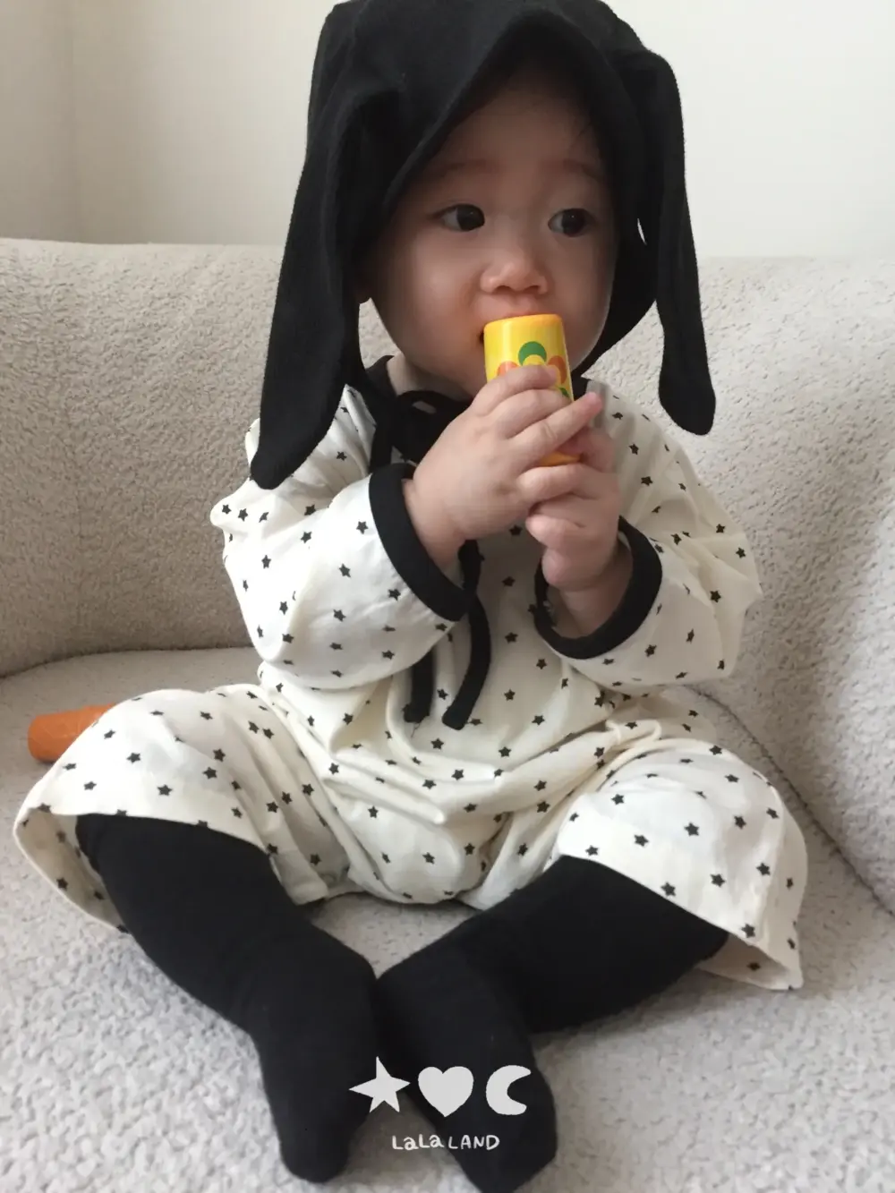 KakaoTalk_20260727_115819370_04 <b>|BABY| LaLa land帽子</b>Autumn 베베 토끼 비니 FREE