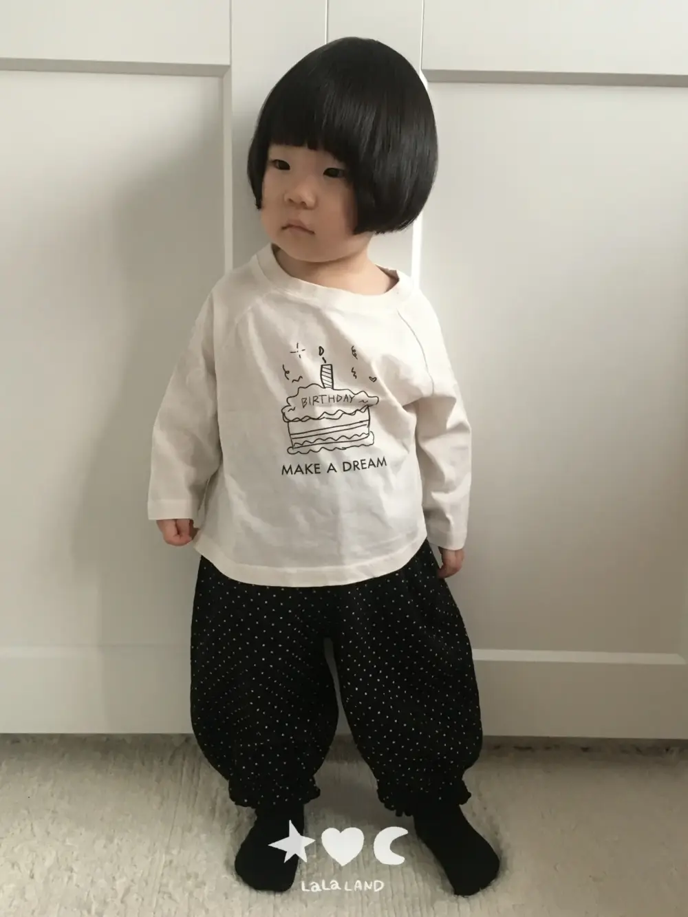 KakaoTalk_20260731_130717064 <b>|BABY| LaLa land褲子</b>Autumn 베베 도트 소세지 바지 60-82cm