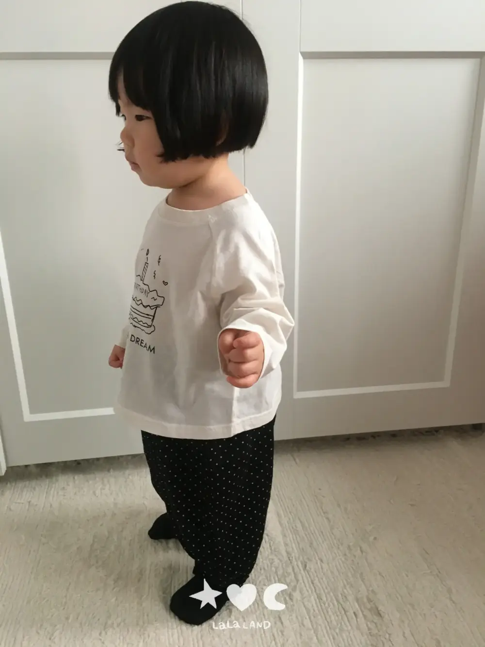 KakaoTalk_20260731_130717064_04 <b>|BABY| LaLa land褲子</b>Autumn 베베 도트 소세지 바지 60-82cm