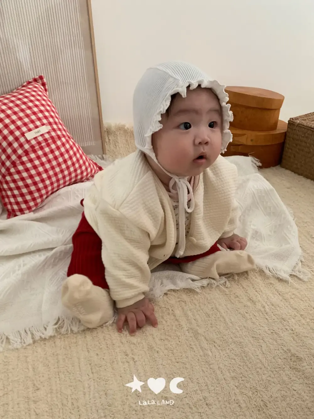 KakaoTalk_20260802_124411468 <b>|BABY| LaLa land外套</b>Autumn 베베 쿠션 점퍼 60-82cm