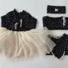 까멜리아원피스 네이비꽃18 <b>Aosta洋裝</b>Autumn 까멜리아원피스 60-115cm