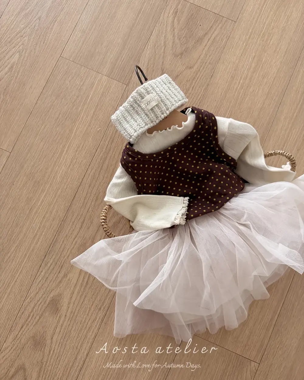 까멜리아원피스 아이8.1 <b>Aosta洋裝</b>Autumn 까멜리아원피스 60-115cm