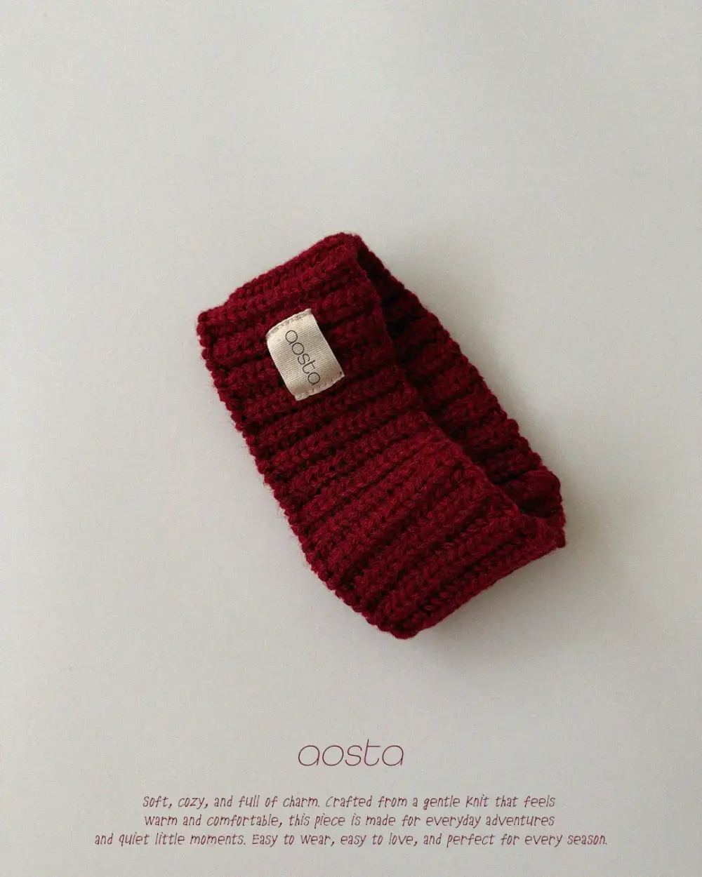 <b>Aosta髮飾</b>Autumn 니트쿠키밴드 FREE