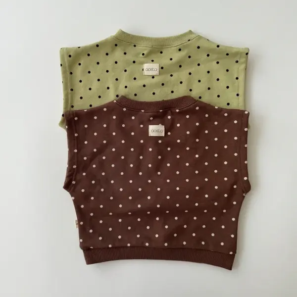 도트통통베스트 1 <b>Aosta上衣</b>Autumn 도트통통베스트 60-115cm