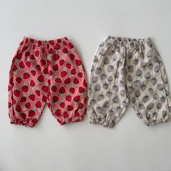 딸기팬츠 1 <b>Aosta褲子</b>Autumn 딸기팬츠 60-115cm