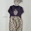 딸기팬츠 보라3 <b>Aosta褲子</b>Autumn 딸기팬츠 60-115cm