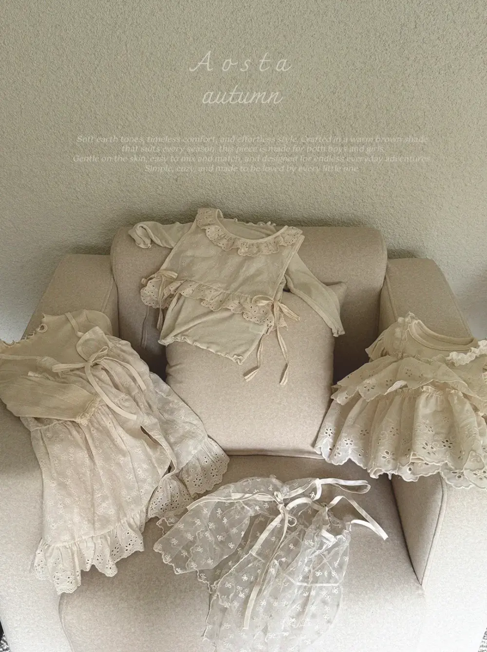 레이스캉캉블라우스11 <b>Aosta罩衫</b>Autumn 레이스캉캉블라우스 FREE