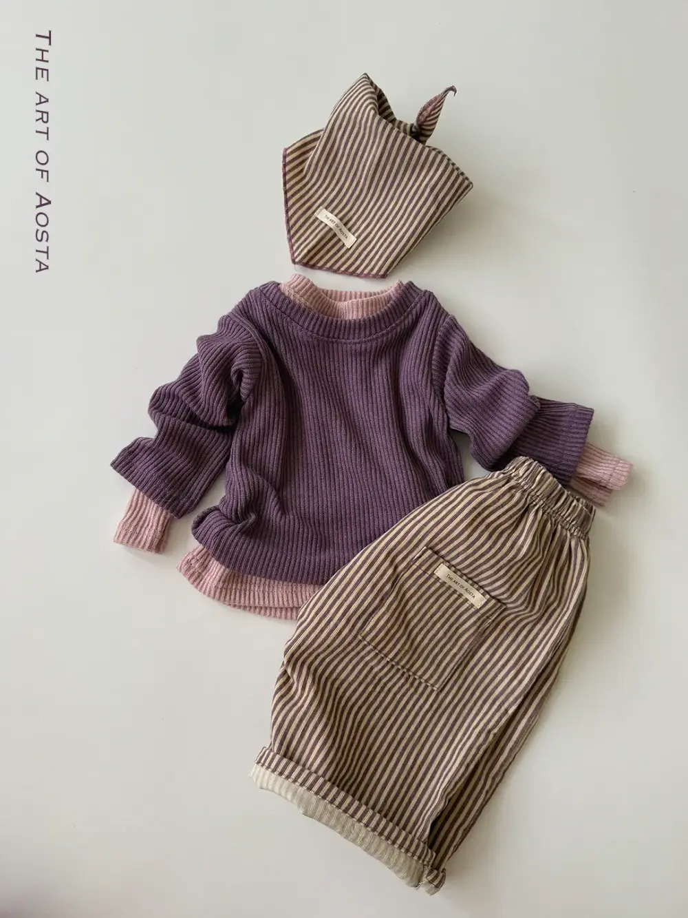 루이스팬츠 퍼플2 <b>Aosta褲子</b>Autumn 루이스팬츠 60-115cm