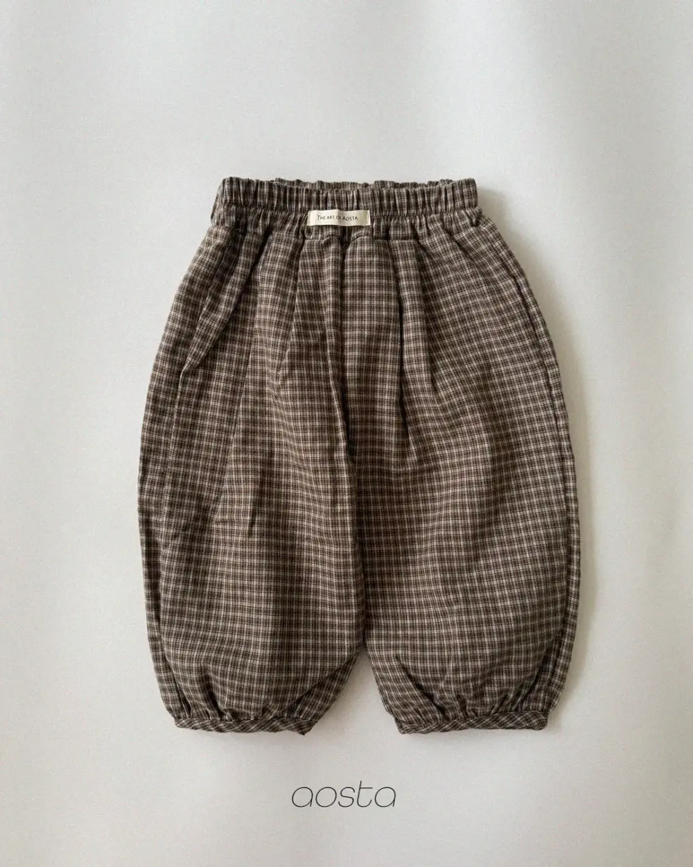 모카벌룬팬츠 브라운1 <b>Aosta褲子</b>Autumn 모카벌룬팬츠 60-115cm