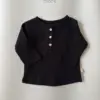 버터버튼티 블랙1 <b>Aosta上衣</b>Autumn 버터버튼티 60-115cm