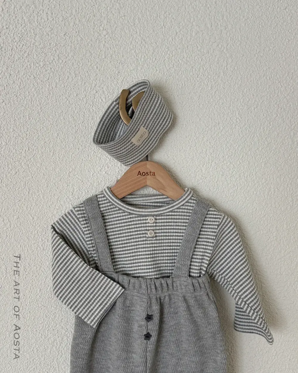별사탕오버롤즈 그레이9 <b>Aosta吊帶褲</b>Autumn 별사탕오버롤즈 60-115cm