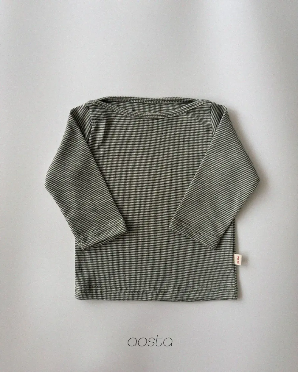 보트넥티 그린1 <b>Aosta上衣</b>Autumn 보트넥티 60-115cm