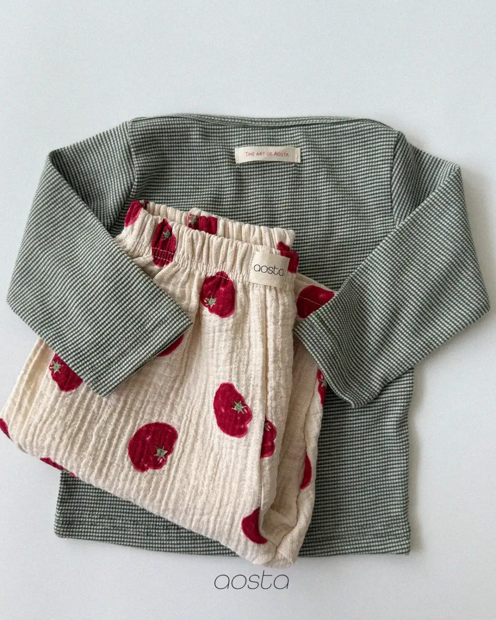 보트넥티 그린8 <b>Aosta上衣</b>Autumn 보트넥티 60-115cm