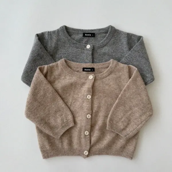 울니트가디건 1.1jpg <b>Aosta罩衫</b>Autumn 니트캐시미어가디건 60-115cm