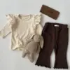 젤리바지 브라운4 <b>Aosta褲子</b>Autumn 젤리바지 60-115cm