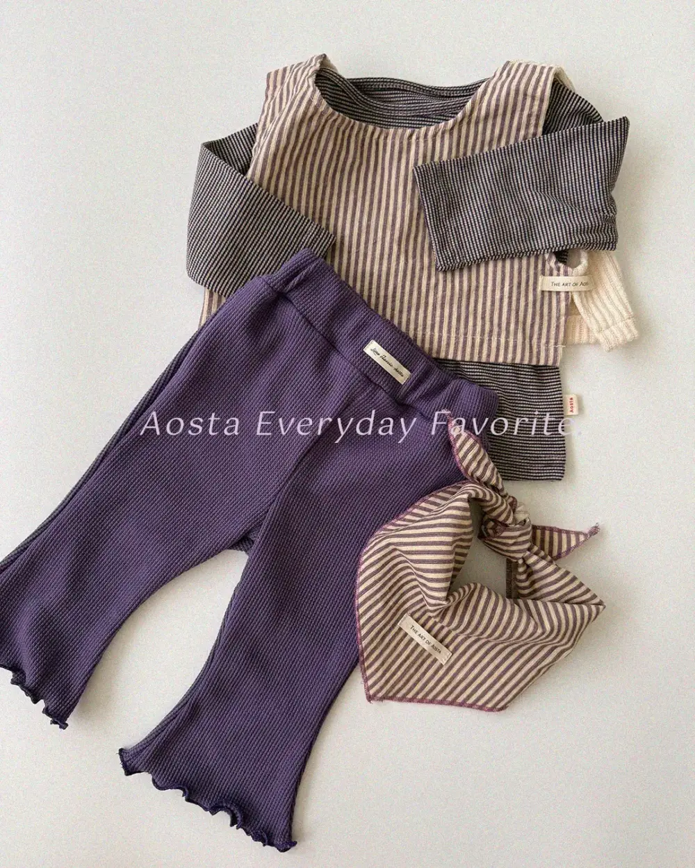 젤리바지 퍼플7 <b>Aosta褲子</b>Autumn 젤리바지 60-115cm