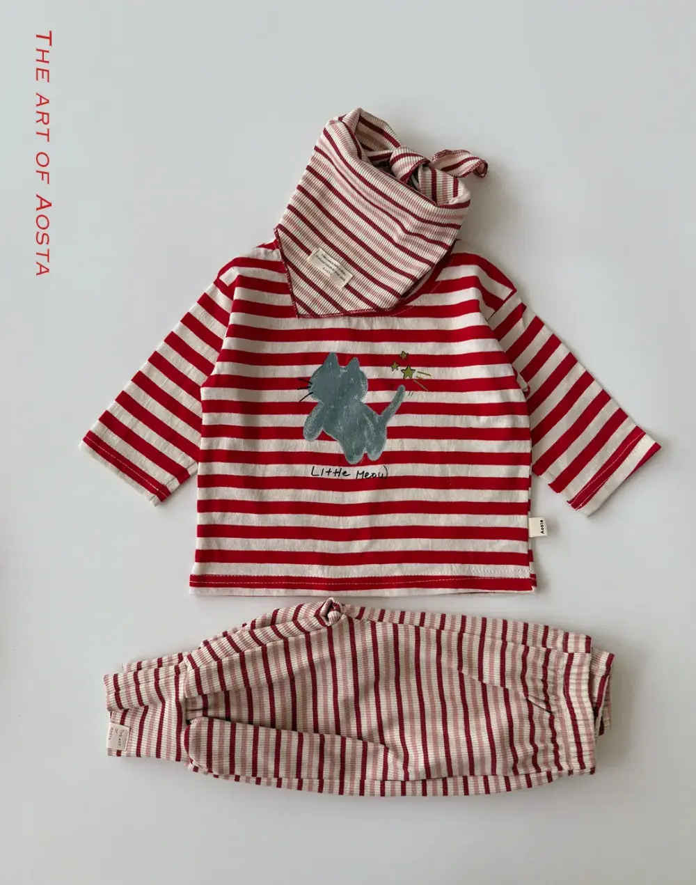 크레용바지 레드11 <b>Aosta褲子</b>Autumn 크레용바지 60-115cm