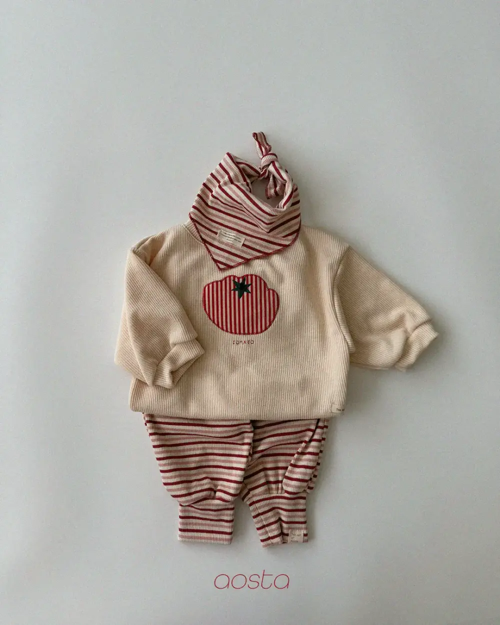 크레용바지 레드8 <b>Aosta褲子</b>Autumn 크레용바지 60-115cm