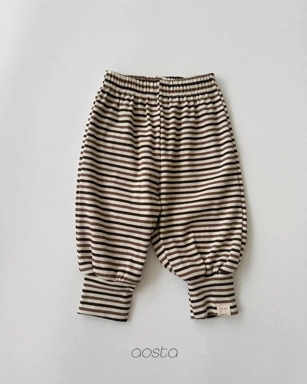크레용바지 브라운1 <b>Aosta褲子</b>Autumn 크레용바지 60-115cm