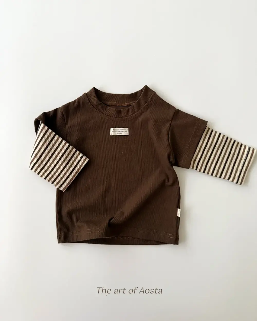 크레용티 브라운1 <b>Aosta上衣</b>Autumn 크레용티 60-115cm