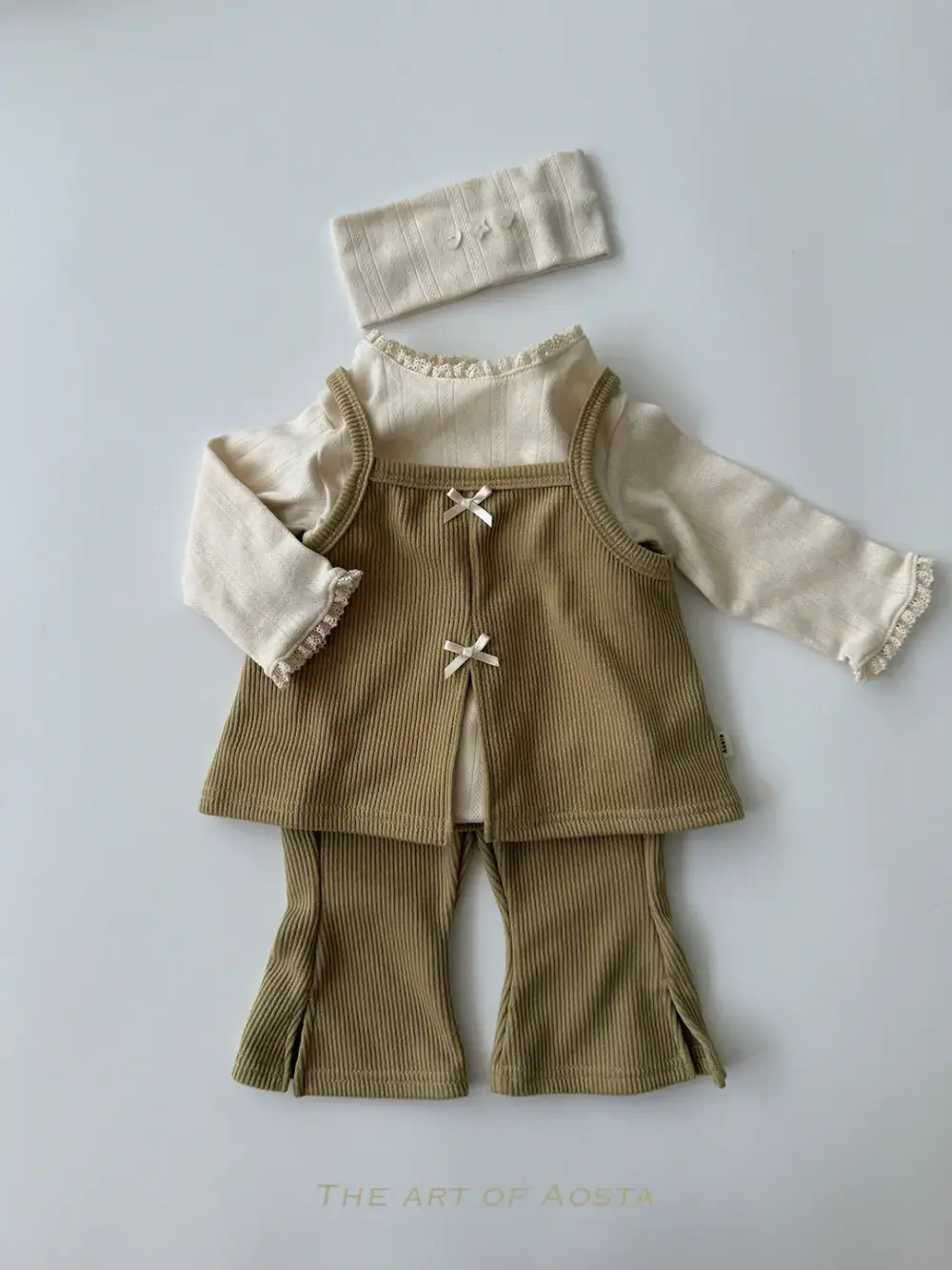 트임바지 올리브2 <b>Aosta褲子</b>Autumn 비비바지 60-115cm