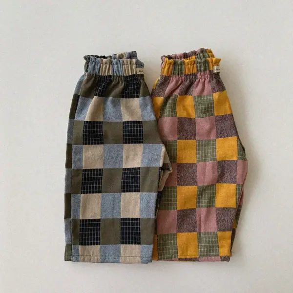 패치워크팬츠 1 <b>Aosta褲子</b>Autumn 패치워크팬츠 60-115cm