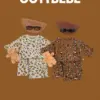 <b>OOTTBEBE套裝</b>Winter 호피니트셋업 65-115cm